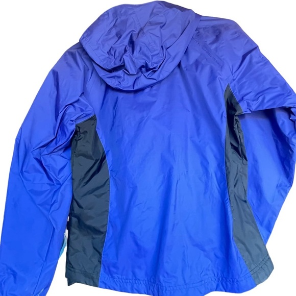 Columbia like new‎ windbreaker unisex hood zip down waterproof packable jacket - Picture 3 of 9